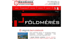 Desktop Screenshot of geocode.hu