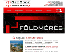 Tablet Screenshot of geocode.hu